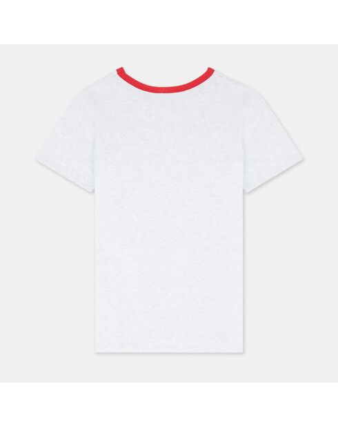 T-Shirt en Coton Jules à inscription gris chiné