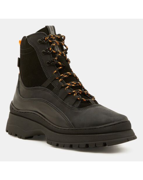 Boots en Cuir outdoor Konso noires