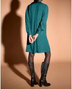 Robe Brama cravate vert moyen