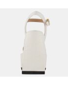 Sandales Lea blanches - Talon 11 cm