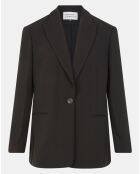 Veste blazer cintrée Paul noire