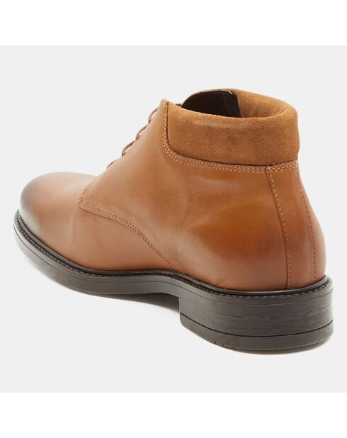 Derbies mid col bimatière camel