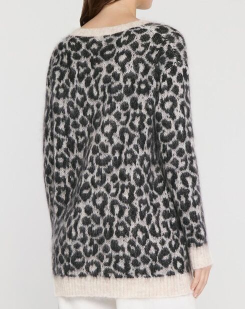 Pull en Mohair mélangé Fiumana écru