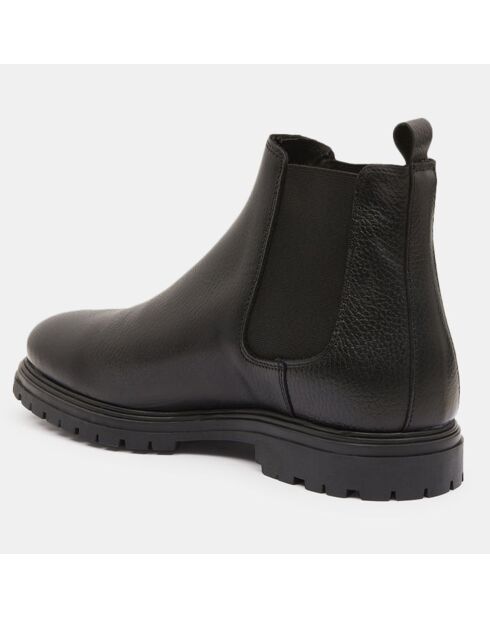 Chelsea boots semelle crantée noires