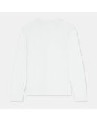 T-Shirt en Coton bio Felipe manches longues blanc