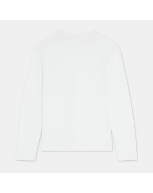 T-Shirt en Coton bio Felipe manches longues blanc