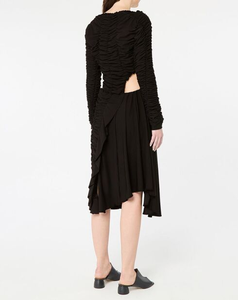 Robe extensible Maxi Drape Drama noire