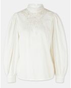Blouse Hannah brodée blanche