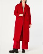 Manteau en Laine mélangée Riverain rouge