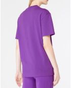 T-Shirt en Coton bio Smiley violet