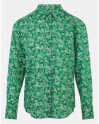 Chemise en Coton Biologique Blush verte