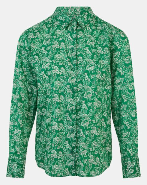 Chemise en Coton Biologique Blush verte