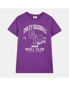 T-Shirt en Coton bio Smiley® violet