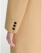 Manteau en Laine Pandora beige