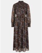 Robe Louisa imprimée multicolore