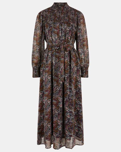 Mehrfarbig bedrucktes Kleid Louisa