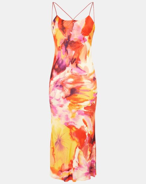 Honneger orangefarbenes Kleid