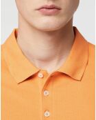 Polo droit en Coton bio Soloc orange