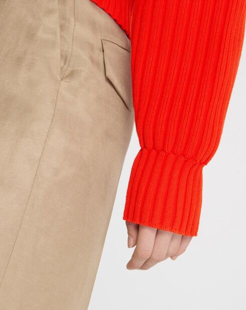 Mount rote Strickjacke