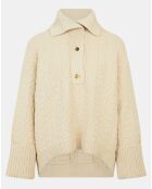 Jersey holgado beige Bay