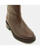 Bottes en Cuir marron