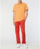 Polo droit en Coton bio Soloc orange