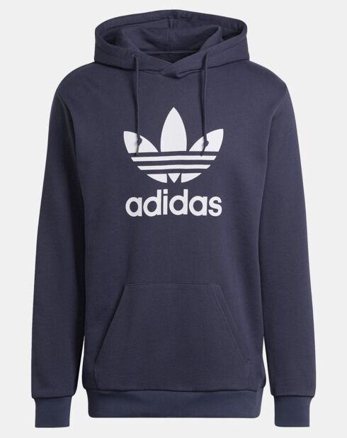 Sweat à capuche bleu marine