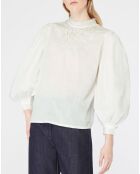 Blouse Hannah brodée blanche