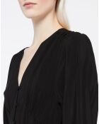 Robe mi-longue Melisse fluide fibres Ecovero® noire