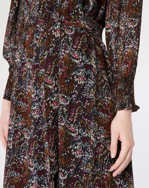 Mehrfarbig bedrucktes Kleid Louisa