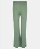 Pantalon 100% Cachemire vert