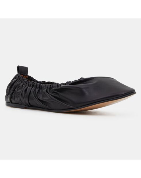 Ballerines en Cuir Souples noires