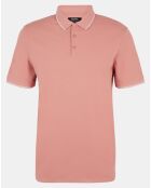 Polo en Coton piqué Boslim rose clair