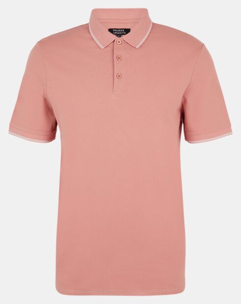 Polo en Coton piqué Boslim rose clair