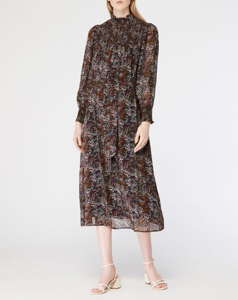 Mehrfarbig bedrucktes Kleid Louisa