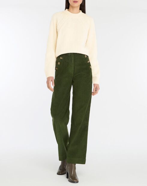 Beiger Pullover aus Wolle und Alpaka-Mischung Malone