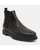 Chelsea boots semelle crantée noires