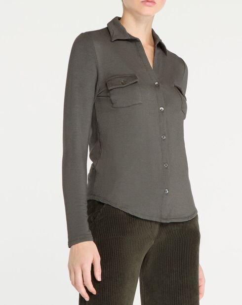 Chemise  gris foncé