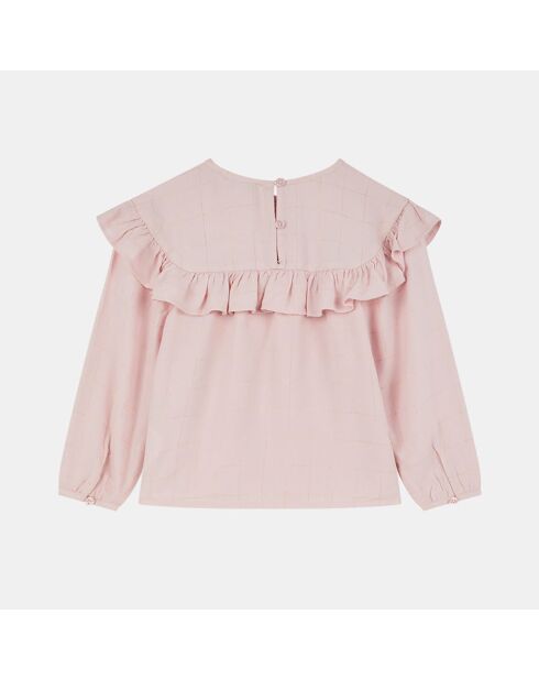 Blouse Ayana Flanel à carreaux rose