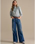 Priscila Flare Jeans in gebrauchtem Blau