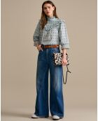 Priscila Flare Jeans in gebrauchtem Blau