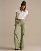 Pantalon flare Liquor thym
