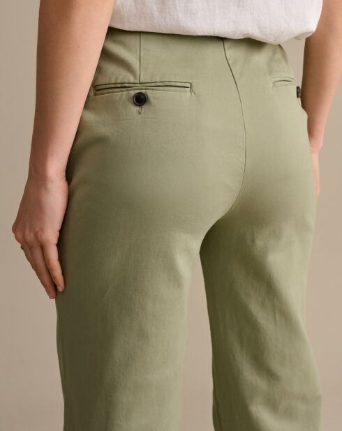 Pantalon flare Liquor thym