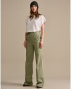 Pantalon flare Liquor thym