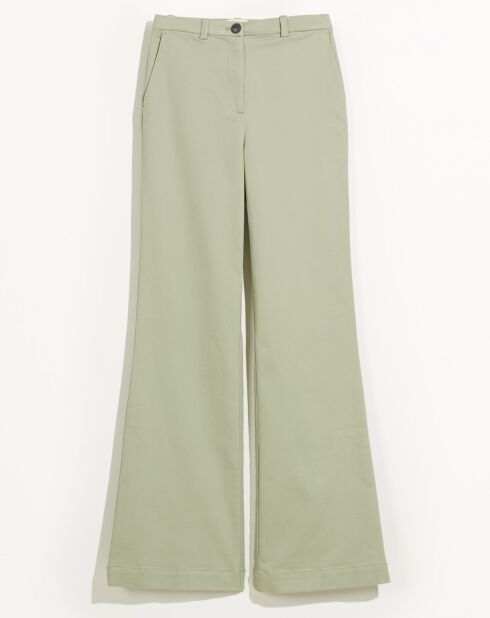 Pantalon flare Liquor thym