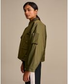 Veste bombers oversize Heyden vert olive