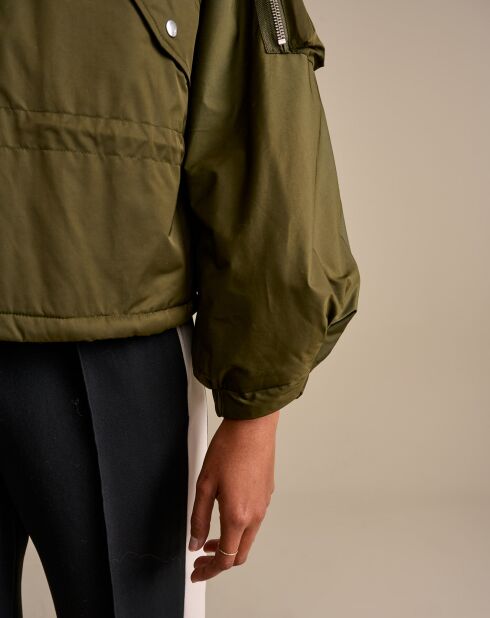 Veste bombers oversize Heyden vert olive