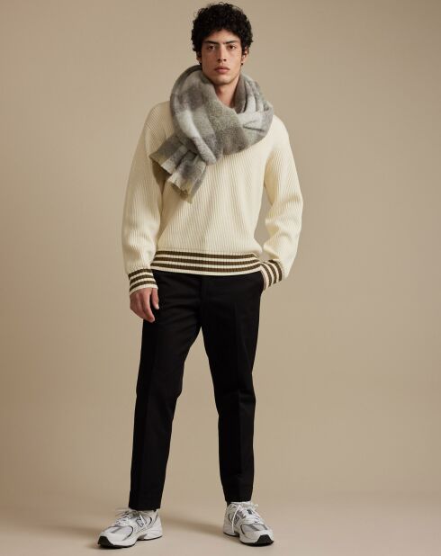 Pull 100% Laine Gegyl écru