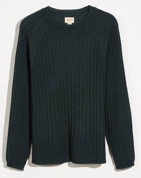 Pull 100% Laine Arist vert foncé