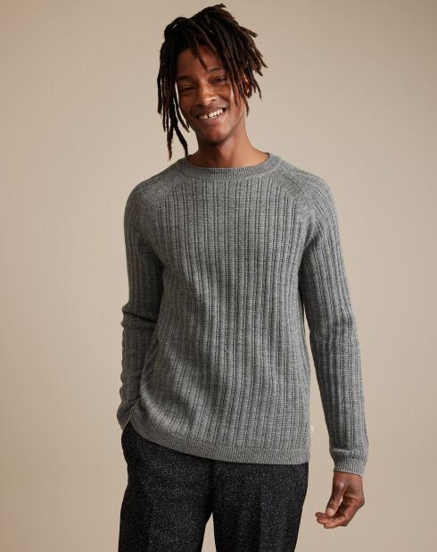 Pull 100% Laine Arist gris
